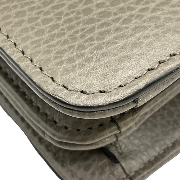 Gucci Interlocking G Chain Shoulder Bag Gray - Picture 6 of 9